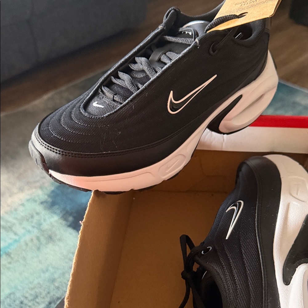 Nike Black and White Air Max Sneakers